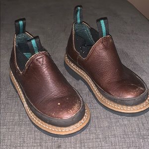 Little boys Georgia boots size 13